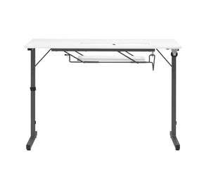 Sewing Online Rollaway Folding Craft & Sewing Table Black/White 13399