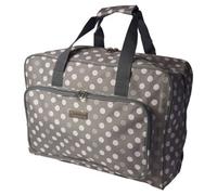 Sewing Online Sewing Machine Bag Grey Polka 33 X 45.7 X 20.32 Cm, Sew Stylish Pt660-Grey-Polka