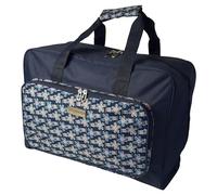 Sewing Online Sewing Machine Bag, Navy Daisy | 46 x 33 x 20cm | Carry Bag for Janome, Brother, Singer, Bernina, and Most Sewing Machines - PT660-NAVY-DAISY