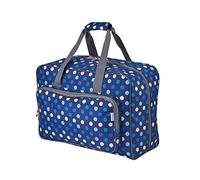 Sewing Online Sewing Machine Bag, Navy Polka Dot | 46 x 33 x 20cm | Carry Bag for Janome, Brother, Singer, Bernina, and Most Sewing Machines - PT660-NAVY-POLKA