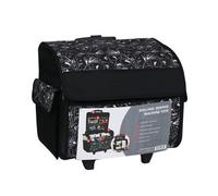 Sewing Online Sewing Machine Trolley Bag Black/white Leaf Swirls - Everything Mary Evm8800-19