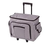 Sewing Online Sewing Machine Trolley Bag on Wheels, Grey | 47 x 38 x 24cm | Sewing Machine Storage for Janome, Brother, Singer, Bernina, and Most Machines - 006105-GREY