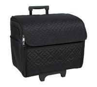 Sewing Online Sewing Machine Trolley Black Quilted 42 X 24 X34.25Cm Everything Mary Evm7550-6