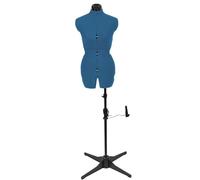 Sewing Online Small Adjustable Dressmakers Dummy in Wedgewood Blue Fabric