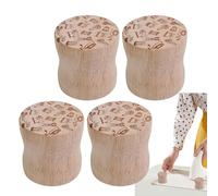 Sewing Pattern Weights - 4-Pack 5.5x5.5cm 80g, Round Wooden Weights, Fabric Cutting Tools | Making Accessories Dressmaking Cloth Holding Quilting Crafting Beginners DIY Projects Paperweight Writing Dr