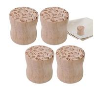 Sewing Pattern Weights - Round Wooden Fabric Tailors Clapper | Snag-Free Beechwood Dressmaking Accessory, Ergonomic-Grip Samples Cutting Tool For Quilting Ironing Paperweight For Writing Drawing Haber