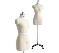 Sewing Plus Size Female Mannequins, Women Tailor Dummy for Dress Forms/Clothing Display/Cutting and Draping Practice Model(Triangle Base,XXXX-Large)