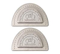 Sewing Press Blocks - 2pcs Cast Iron Plates, Rainbow Shape Half Circle Weights, Heavy Duty Safe Cutting, Pattern Holding | Sewing, Quilting, Crafting, Embroidery, Knitting, Tailoring