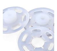Prym Sew On Plastic Snap Fasteners Transparent - per pack of 1000