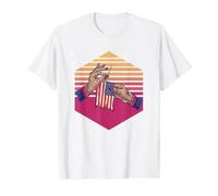 Sewing Retro Vintage 4th of July Sewer Value Graphic T-Shirt, Men, White, L