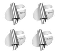 Sewing Rolled Hemmer Foot 4Pcs (7-10MM), Rolled Hem Hammer Foot for Sewing Machine, Rolls Hemming Attachement Rolled Seam Presser Foot, Sewing Accessories & Tools