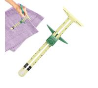 Sewing Ruler - Accurate Measurements for Every Project | Sewing Gauge with Sliding Guide - and Double-Sided Measure | For Beginners and Experts Pro Quality