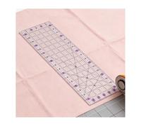 Sewing Ruler,Acrylic Quilting Rulers, 6" X 17" Quilting Ruler Easy Precision Cutting Fabric Paper,Sewing Accessories for Quilting Squares Patchwork Beginners (2)