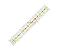 Sewing Ruler Clear Ruler for Simple Quilting Designs Tailors DIY Tools 15cm