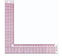 Sewing Ruler, Plastic L Square Ruler French Curve Ruler Sewing Measure Professional Tailor Craft Tool Tailor Drawing,Tailor Ruler Craft Tool Durable Processing