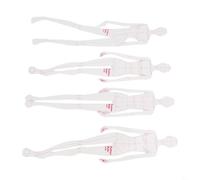 Sewing Ruler Set of 4 Fashion Drawing Stencil Curve Ruler Tailoring Tool for Sewing Pattern Design Template Plastic Flexible (A)