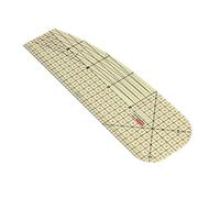 linxiaojix Ironing Ruler, Soft Plastic High Temperature Resistance Hot Hem Ruler Sewing Ruler Hot Ironing Ruler for Electric Iron(hr3010)