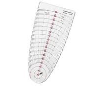 Sewing Ruler with Clear Scale Measurement, Inch unit