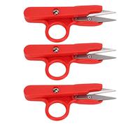 Sewing Scissors, 3Pcs Thread Snips Crochet Scissors Stainless Steel Smoothing Easy Cutting Small Fabric Scissors Thread Snips Crochet Scissors Sewing Supplies for Sewing Knitting