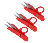 Sewing Scissors, Crochet Scissors Thread Snips Sewing Supplies 3Pcs Thread Snips Crochet Scissors Stainless Steel Smoothing Easy Cutting Small Fabric Scissors for Sewing Knitting