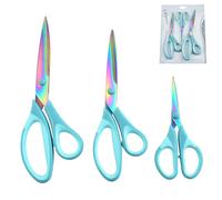 Sewing Scissors Titanium Alloy Blade Multi-purpose Scissors Set 3 for Home Kitchen Tool Men Women Gift