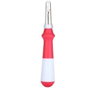 Sewing Seam Ripper Stainless Steel Non-Slip Handle Easy Thread Opening Effective Stitch Removal Durable Suitable for All Materials (Red)
