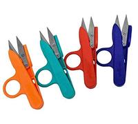 GCS Sewing Snips Thread Cutter Sewing Scissors Seam Ripper, Sewing Stitch Thread Unpicker with Plastic Handle and Cover (4 Pcs Sewing Stitch Thread Unpicker)