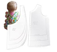 Sewing Template for Baby Vest, Quilting Template for Children's Clothes, Reusable Vest Quilting Stencil, Quilt Stencil for Clothes, Stencil Pattern