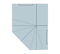 Sewing Templates - Multifunctional Storage Basket Acrylic Sewing Ruler,Practical Acrylic Bag Making Stencil Cutting Template, Reusable Sewing Pattern Tools for Bag Basket