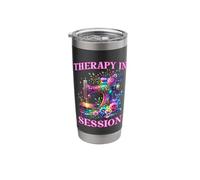 Sewing Therapy in Session Floral Pattern Stainless Steel Insulated Tumbler