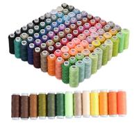 Sewing Thread 100 Colors 656Ft Polyester Embroidery Thread Set for DIY Clothing Stitching Hand Knitting Embroidery Floss for Sewing