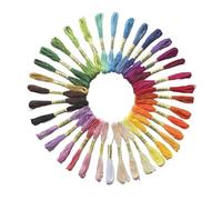Sewing Thread 12/24/36/50Pcs DIY Sewing Floss Kit Craft Art Multicolor Ecological Cotton Embroidery Thread Cross Stitch(36PCS)