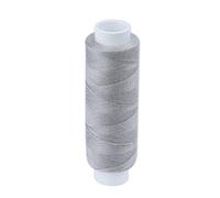 Sewing Thread 200m Strong Polyester for Hand and Machine Sewing - All Purpose Reel for Upholstery, Dressmaking and Repairs - 17 Colours, Protective Packaging (5846 - Grey)