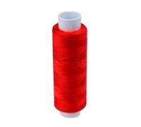 Sewing Thread 200m Strong Polyester for Hand and Machine Sewing - All Purpose Reel for Upholstery, Dressmaking and Repairs - 17 Colours, Protective Packaging (5616 - red)