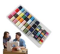 Sewing Thread,32 Top Load 28 Bottom Load Polyester Thread for Sewing Machines - Quilting Yarn Hand Embroidery Accessories for Mother Grandmothers Friends