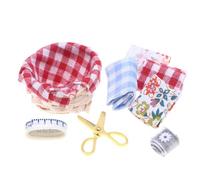 Sewing Thread Basket - Imitation Thread Tray, Small Knitting Accessories | Decorative Craft Ornament with Mini Spool, Home Stage Accent