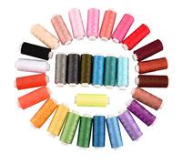 Sewing Thread Kit 30 Colors Polyester Thread 250 Yards Per Spool Embroidery Machine Quilting Thread for Hand Sewing & Machine Sewing