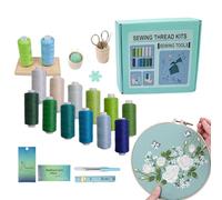 Sewing Thread Set | 53 Piece Sewing Set | Sewing Accessories for Sewing Embroidery Quilting Handmade Creative Projects Household Travel School Beginners Adults &