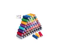 Sewing Thread Set 60 Color 228m Each Spool Polyester Thread Kit with 10 Sewing Needles, 2 Needle Threader, Yarn Scissors, Stripper and Pearl Needle