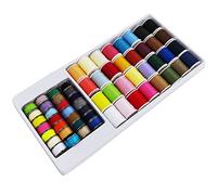 Sewing Thread Set,60 Pcs Sewing Bobbins Travel Kit Sewing Thread Kit Multi-Color Polyester with Storage Box for Arts Craft Projects Quilting Clothing Travel Suitable