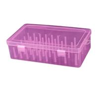 Sewing Thread Storage Box 42 Pieces Spools Bobbin Carrying Case Container Holder Craft Spool Organizing for Adults(Pink)