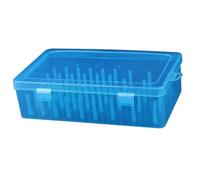 Sewing Thread Storage Box 42 Pieces Spools Bobbin Carrying Case Container Holder Craft Spool Organizing for Adults(Blue)