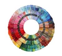 Sewing Threads for Sewing, Polyester Cotton Cross Stitch Embroidery Thread Pack of 447 Colors 8M Length