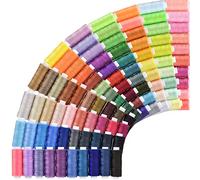 Sewing Threads Kits, All Purpose 100 Color Spools Polyester Thread Quilting Thread Assortment for Hand Machine Sewing Embroidery