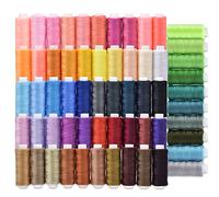 Sewing Threads Kits, All Purpose 60 Color Spools Polyester Thread Quilting Thread Assortment for Hand Machine Sewing Embroidery (60 Color)