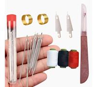 Sewing Tool Set, Needles Thread Hand Repair Tools, Portable DIY Hand Made Craft Set, Sewing Working Kit for Beginners, Portable DIY Hand Made Craft Set, Professional Lovers (34Pc)
