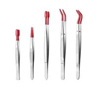 Sewing Tool Tweezers, Quilting Craft Tool, Jewelry Crafting Tweezers, Fine Tip Accuracy, Lightweight with Anti Slip Grip, Medium, for Sewing, Electronics, Beauty, Jewelry Making