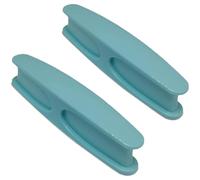 Sewing Tools, 2Pcs Quilting Ruler Handle, 5x1x1" Strong Adsorption Quilt Ruler Holder, Ergonomical Non-Slip DIY Quilting Tools for Patchwork, Green