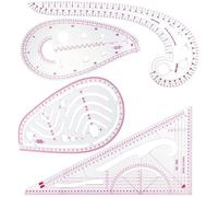 Sewing Tools 4 Pcs Sew French Curve Metric Shaped Ruler Measure For Sewing Dressmaking Pattern Design Diy Clothing Bendable Drawing Template Practical treatment
