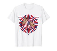 Sewing Vintage 4th of July Sewer Value Graphic T-Shirt, Men, White, L
